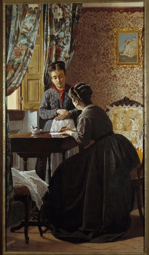 L'analfabeta o la donna che scrive una lettera per la sua cameriera